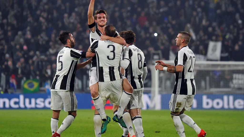 Radost fotbalistů Juventusu