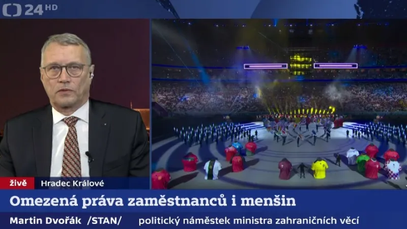 Události, komentáře o lidskoprávním rozměru MS