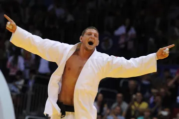 Slavící český judista Lukáš Krpálek