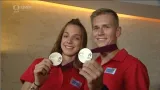 Medailisté z atletického ME do 23 let přiletěli zpět do Čech