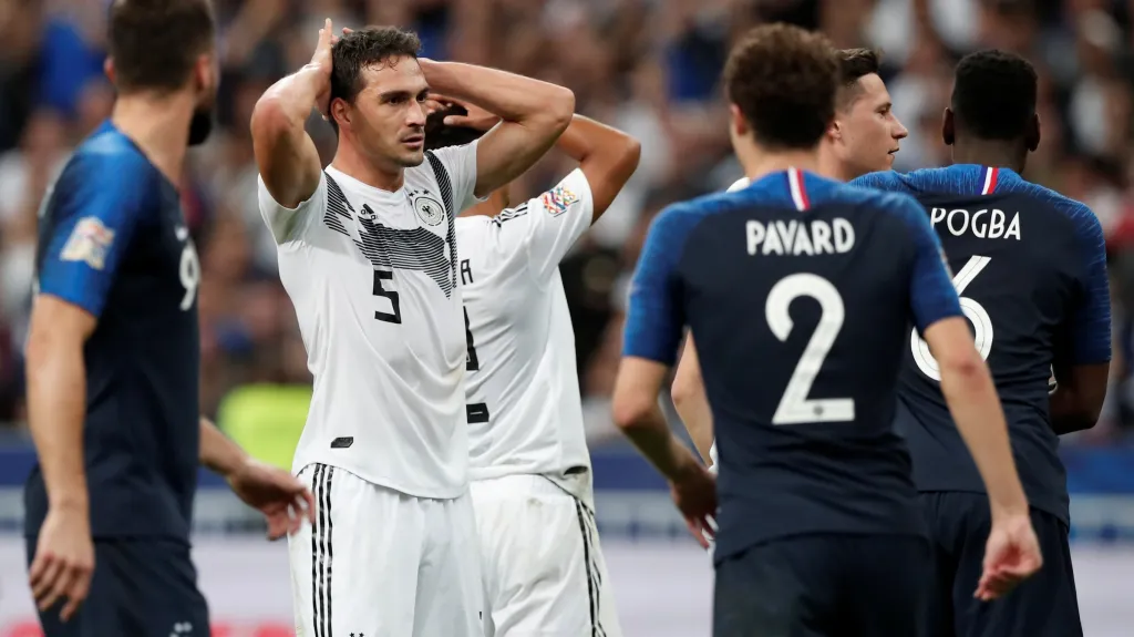 Zklamaný Mats Hummels po utkání s Francií