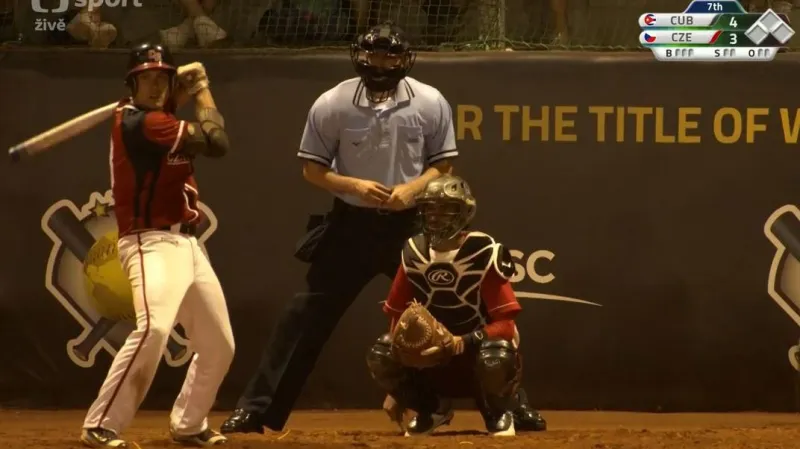 Vítězný homerun Malého v utkání proti Kubě