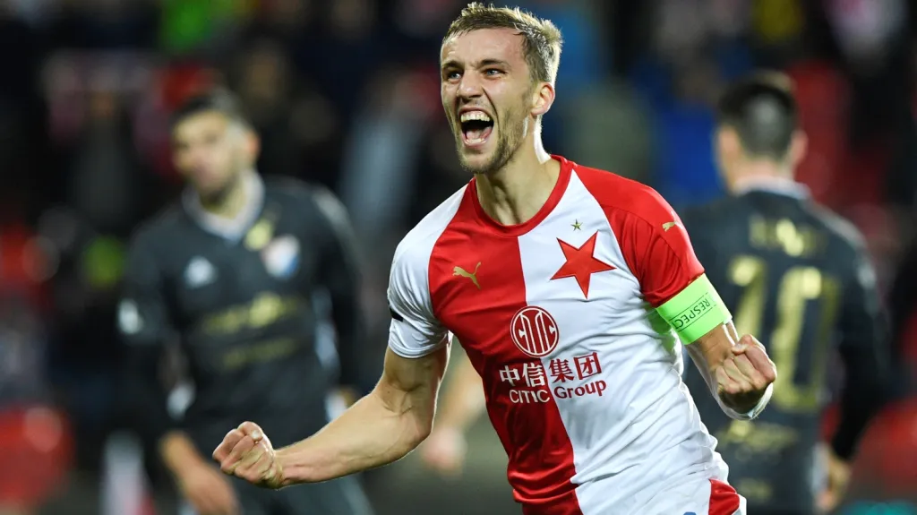 Radost Tomáše Součka po další vstřelené brance