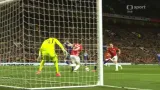 Gól v utkání Manchester United - Anderlecht Brusel: Hanni - 1:1 (34. min.)
