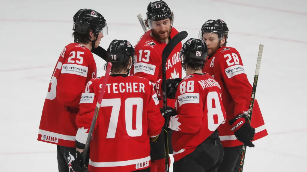 Radost hokejistů Kanady