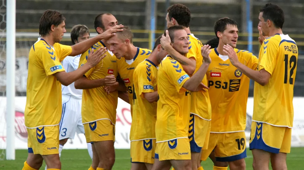 Radost fotbalistů Jihlavy