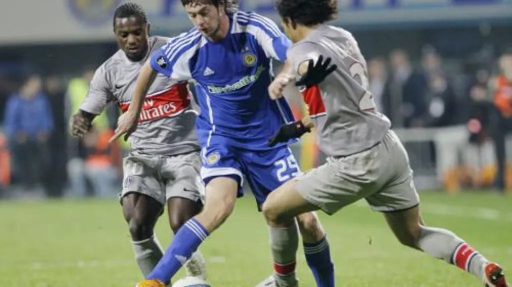 Utkání Dynamo Kyjev - PSG