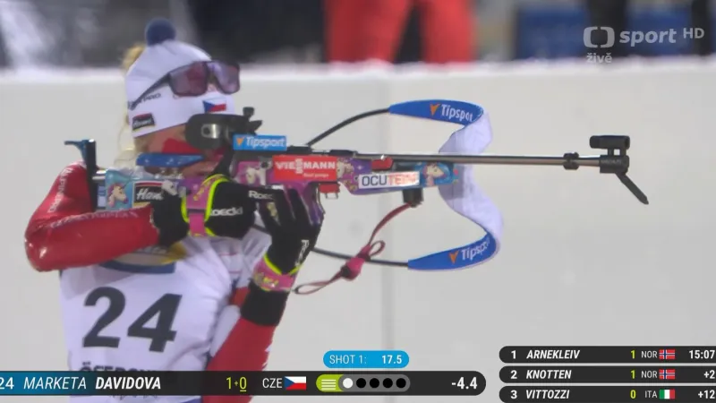 Sestřih sprintu biatlonistek v Östersundu