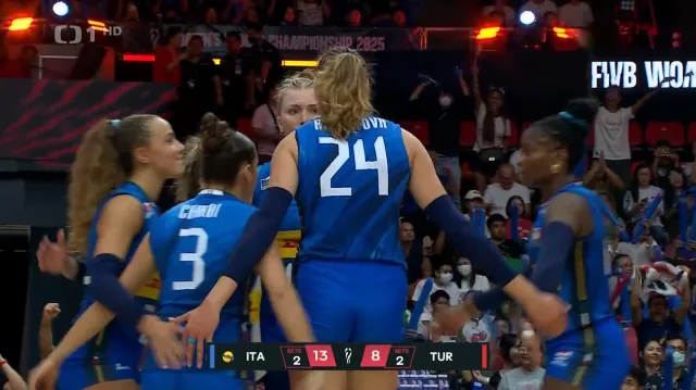 Sestřih finále MS volejbalistek Itálie – Turecko