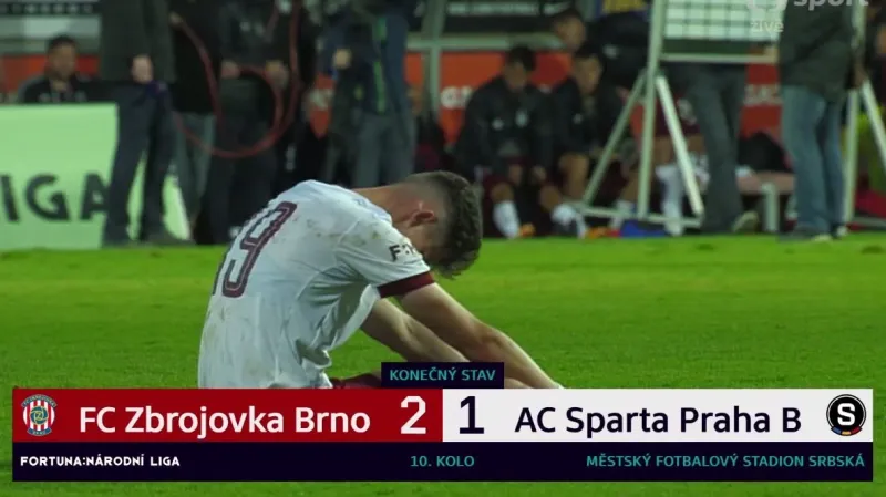 Sestřih a ohlasy utkání Brno – Sparta Praha B