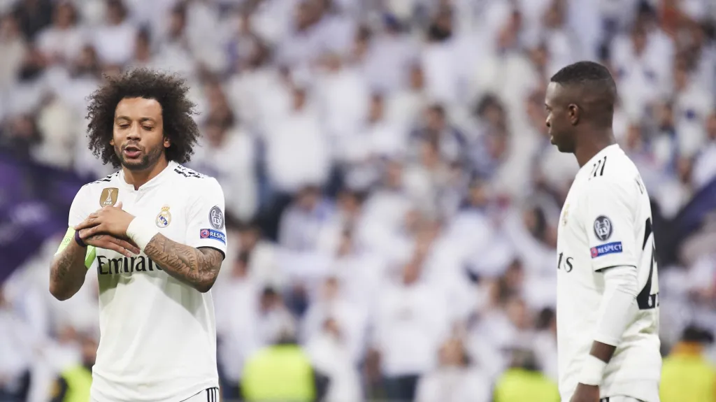 Fotbalisté Realu Madrid během utkání s CSKA Moskva