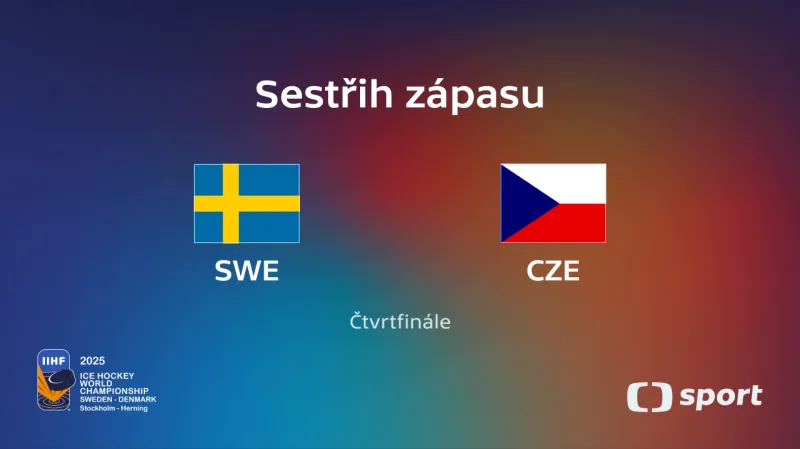 Sestřih utkání Švédsko – Česko