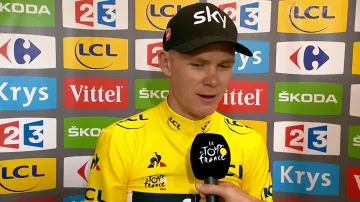 Froome: Byl to den pro rychlé kluky. Nepříjemný byl boční vítr