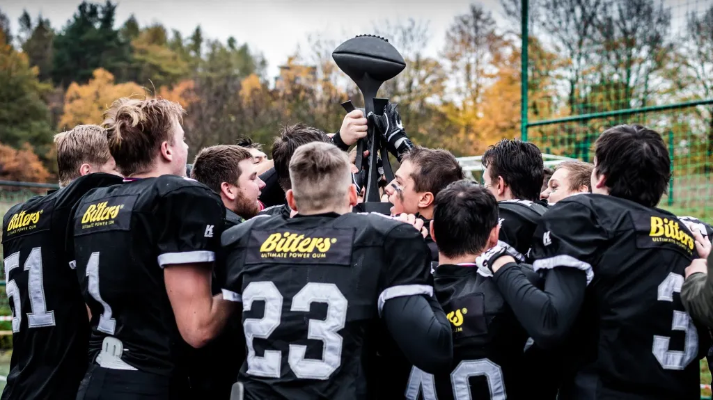 Junioři Prague Black Panthers slaví Junior Bowl XVIII