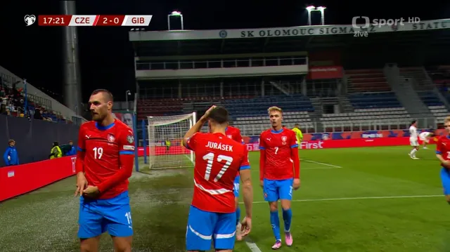 Gól v utkání Česko – Gibraltar: Chorý – 2:0 (18. min.)