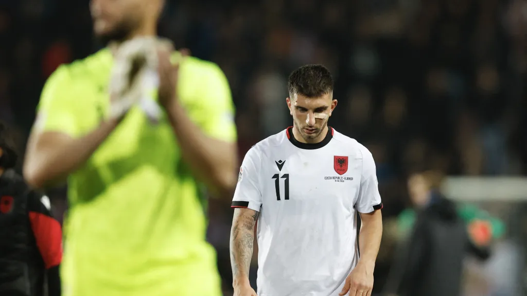 Indrit Tuci v dresu albánské reprezentace