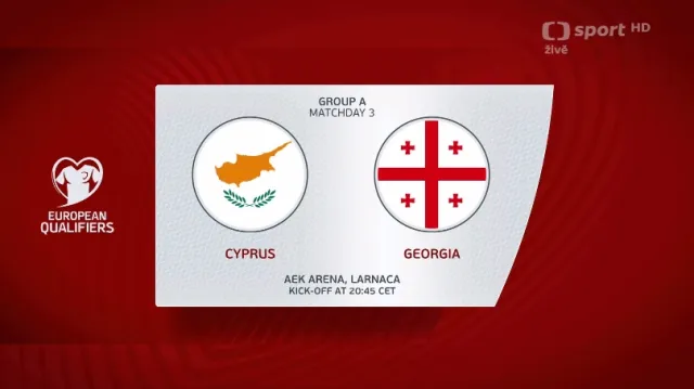Sestřih utkání Kypr – Gruzie