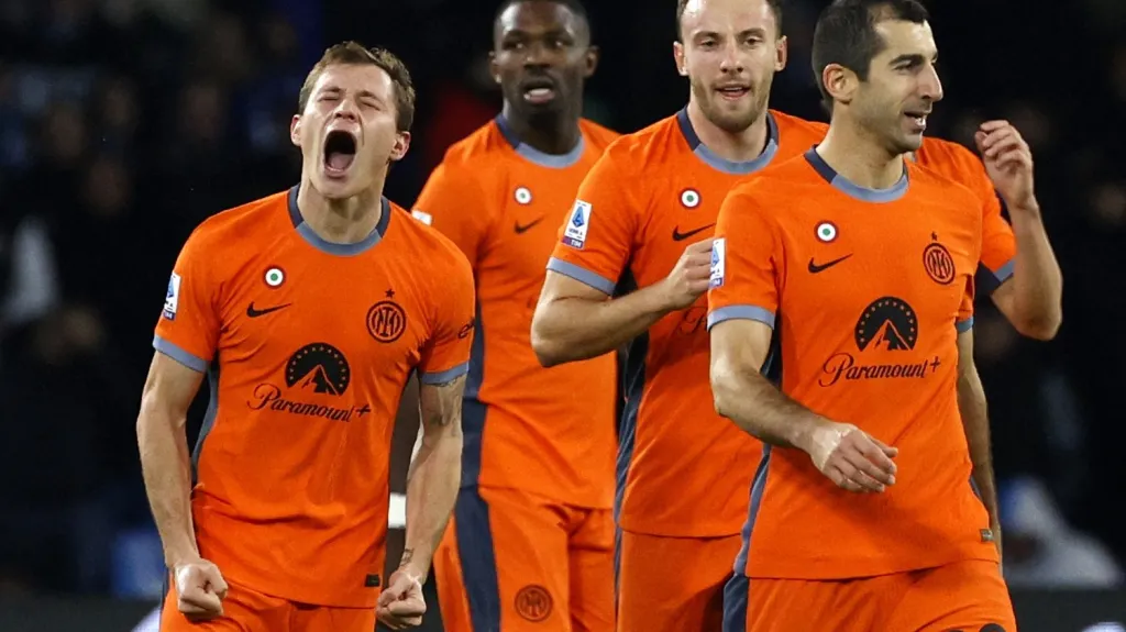 Radost fotbalistů Interu Milán