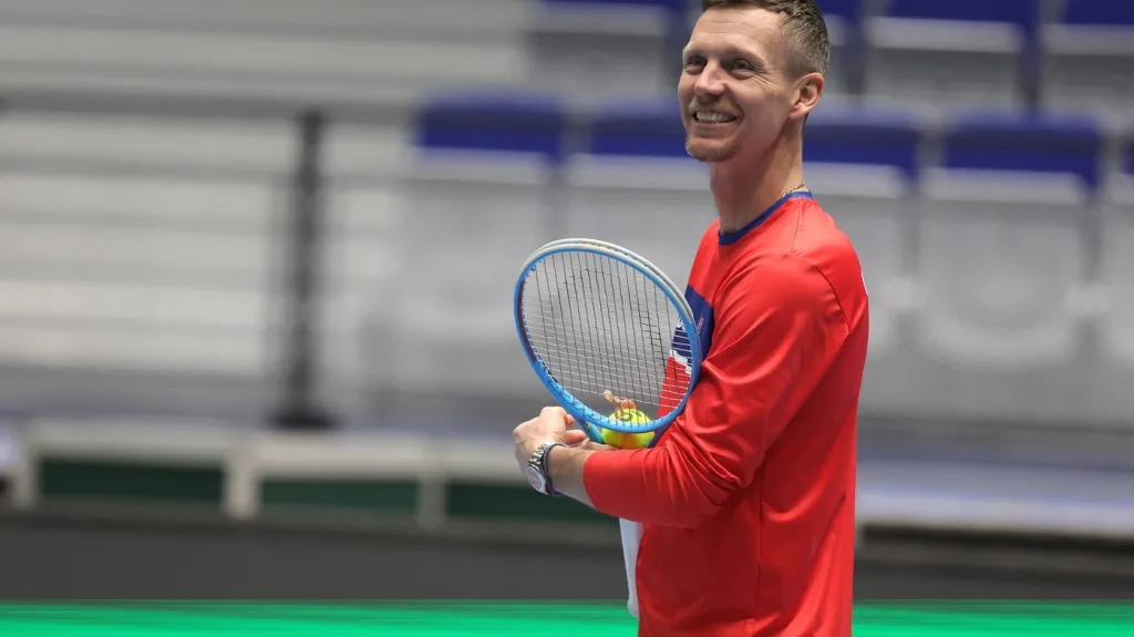 Kapitán českých tenistů Tomáš Berdych