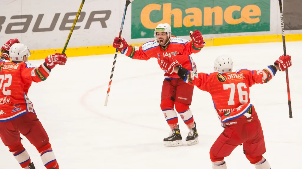 Radost hokejistů Poruby