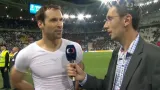 Pozápasový rozhovor s brankářem Petrem Čechem