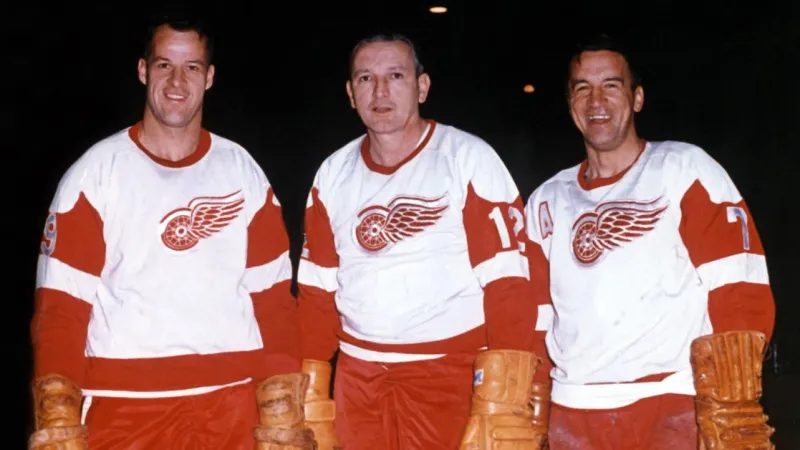 Gordie Howe, Sid Abel a Ted Lindsay