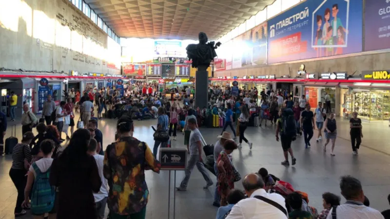 Moskevské nádraží v Petrohradu