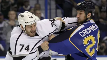 Bitka v utkání St. Louis - Los Angeles
