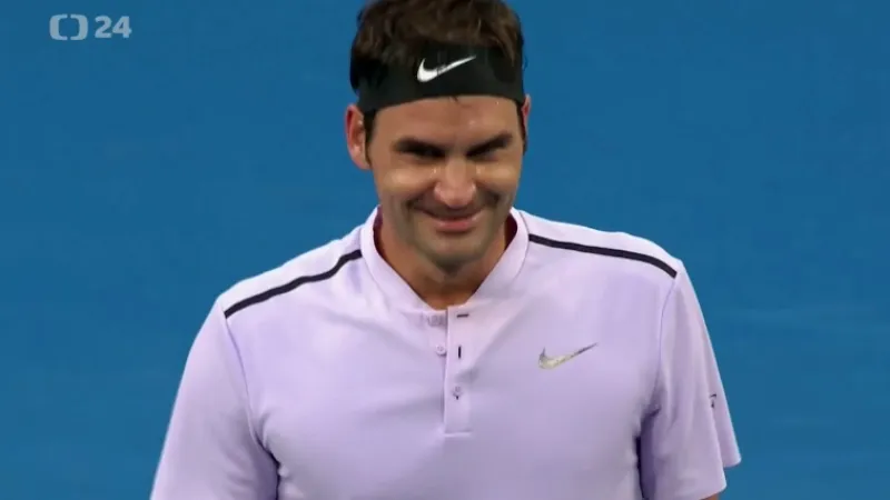 Federer se opět úspěšně rozehrává na Hopmanově poháru