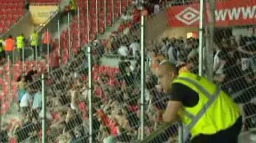 Zápas Slavie s Bělehradem