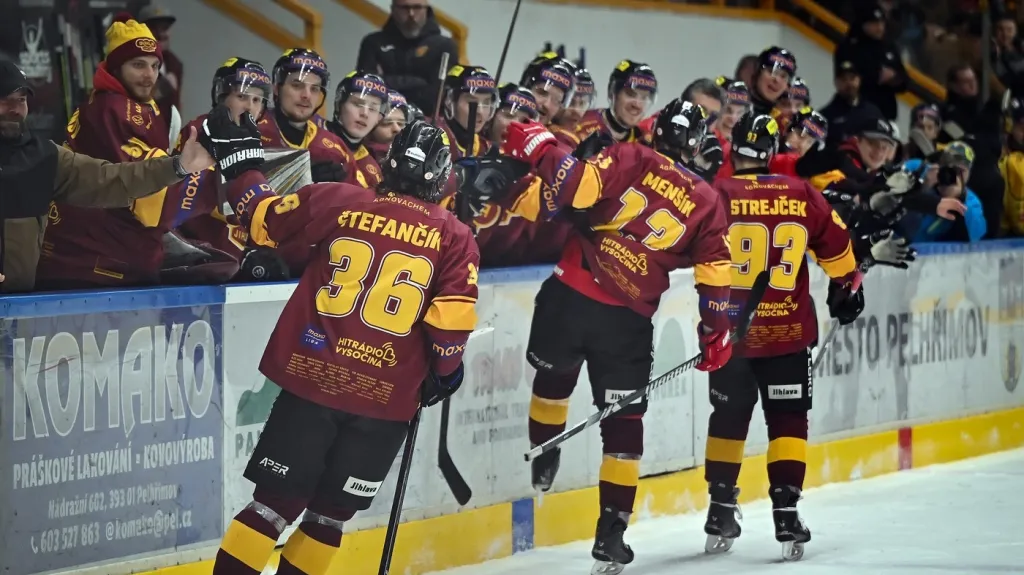 Radost hokejistů Jihlavy
