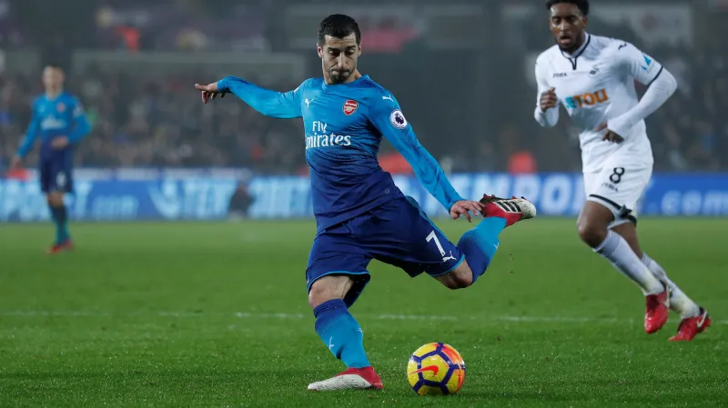 Henrich Mchitarjan v dresu Arsenalu