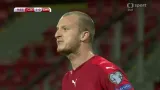 Gól v utkání Česko - San Marino: Krmenčík - 1:0 (8. min.)