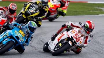 Marco Simoncelli při Velké ceně Malajsie