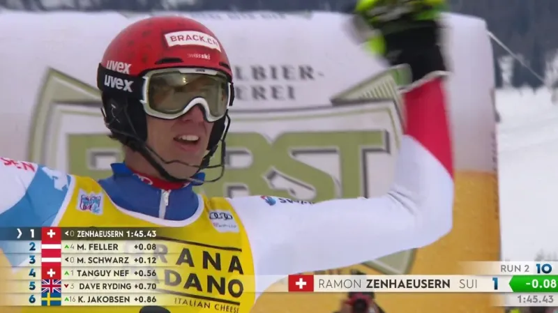 Zenhäusernova jízda ve 2. kole slalomu