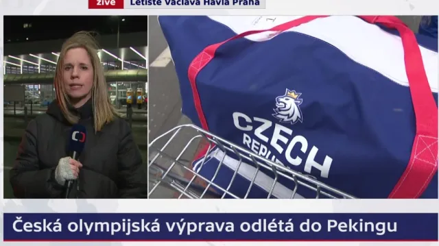 Hlavní část olympijské výpravy odletěla do Pekingu