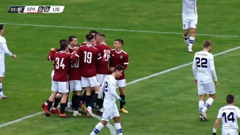Sestřih utkání Sparta B – Líšeň
