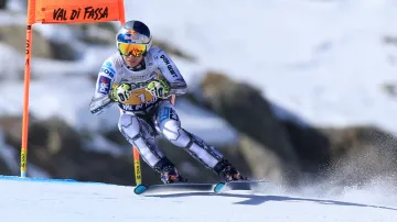 Sjezd Ester Ledecké ve Val di Fassa