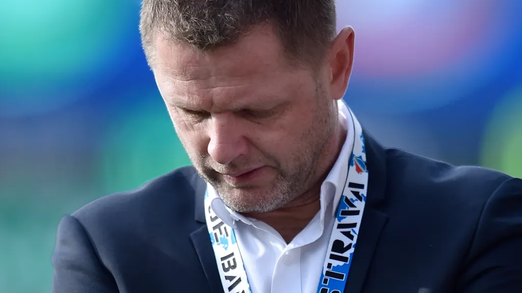 Smutnící trenér Baníku Ostrava Radim Kučera