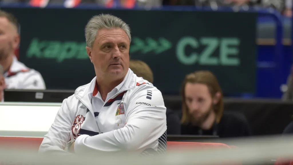 Jaroslav Navrátil během utkání s Nizozemskem