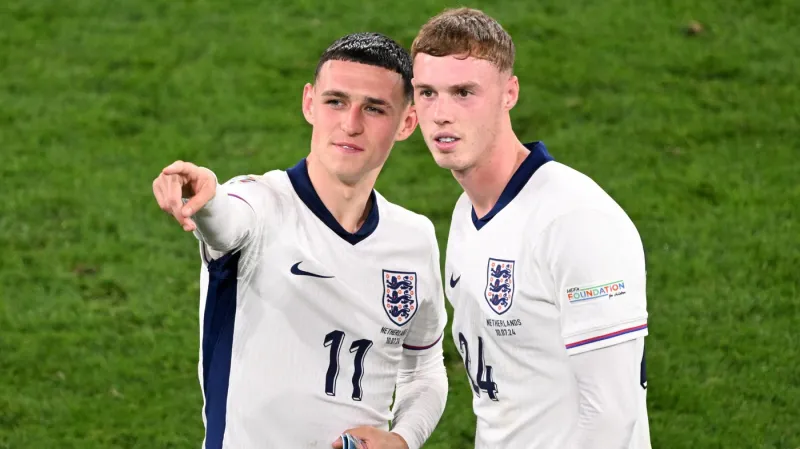 Phil Foden a Cole Palmer