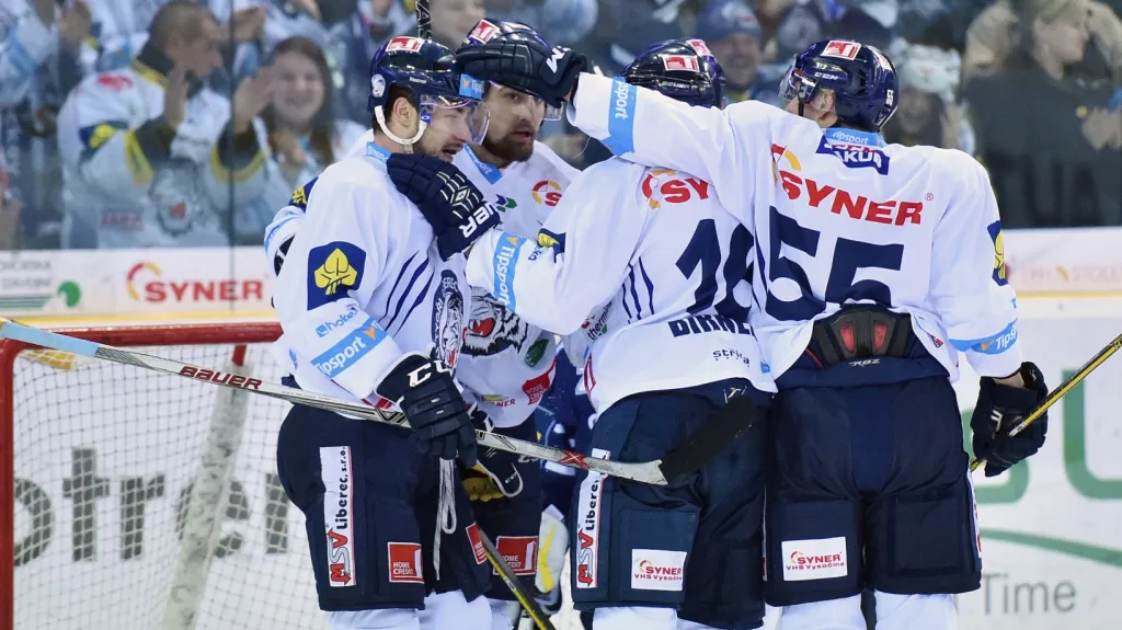 Slavící hokejisté Liberce