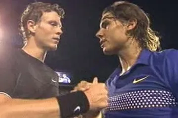Tomáš Berdych a Rafael Nadal