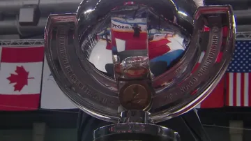 Slavnostní ceremoniál mistrů světa z Kanady