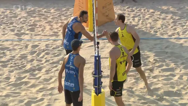 Perušič se Schweinerem začali v Dauhá s bilancí 1-1