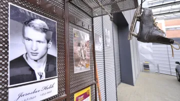 Pietní místo v blízkosti Horáckého zimního stadionu