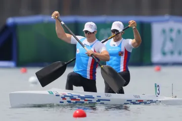 Bratři Petr a Martin Fuksovi na Hrách v Tokiu