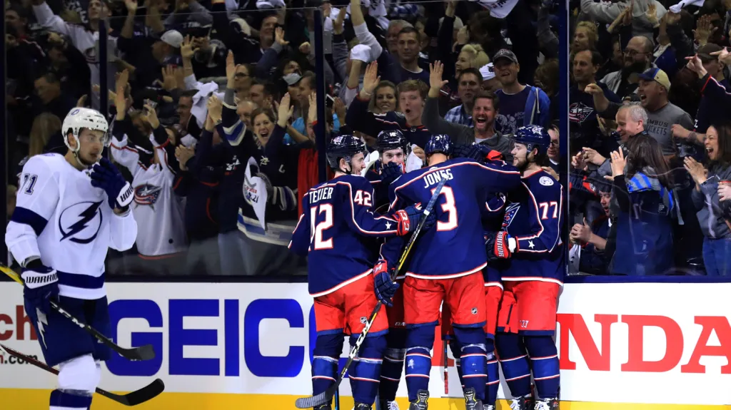 Radost hokejistů Columbusu