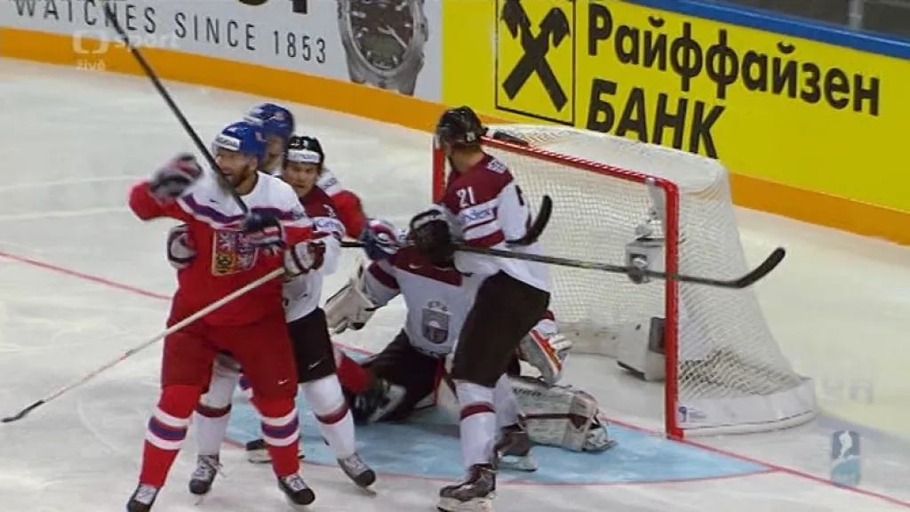 Gól v utkání Lotyšsko - Česko: Jordán - 1:1 (23. min.)