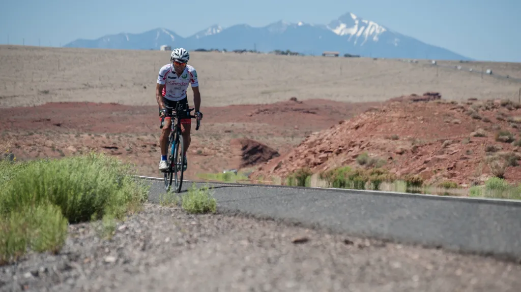 Svatopluk Božák během nejtěžšího závodu světa Race Across America